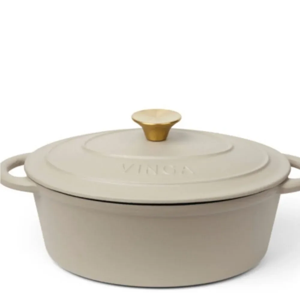 Viking 5QT Cast Iron Dutch‎ Oven/Roaster- Nantucket